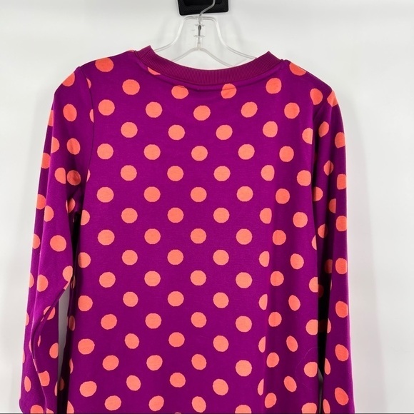 Victor Glemaud Polka Dot Tunic Dress Womens XS Crewneck Pullover Purple target - Picture 8 of 12